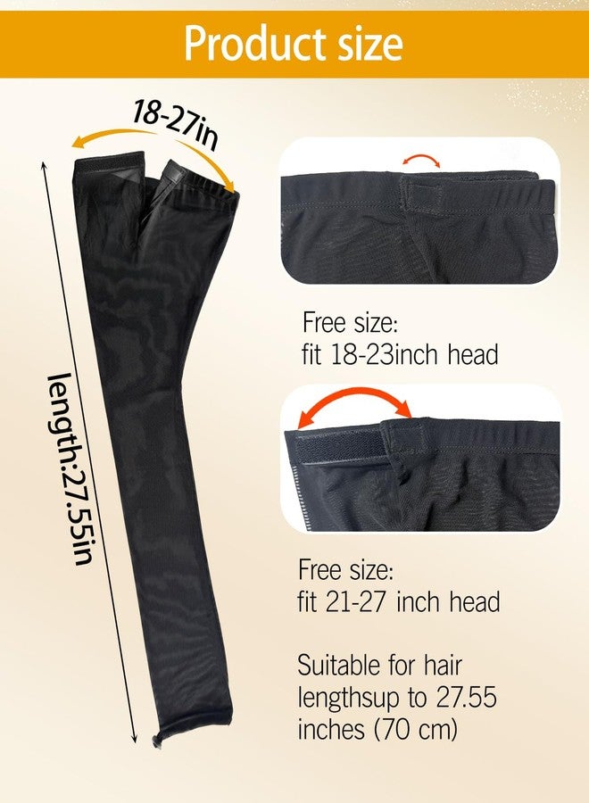 Neacus Adjustable Hair Weave Sleeve for Locs-Suitable for Head Circumference Ranging From 18 Inches to 27 Inches,Can Wrap Hair In All Directions, Comfortable And Breathable. - Image 2